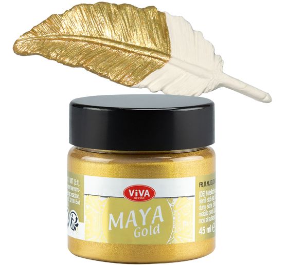 Peinture Viva Decor « Maya Gold », 45 ml
