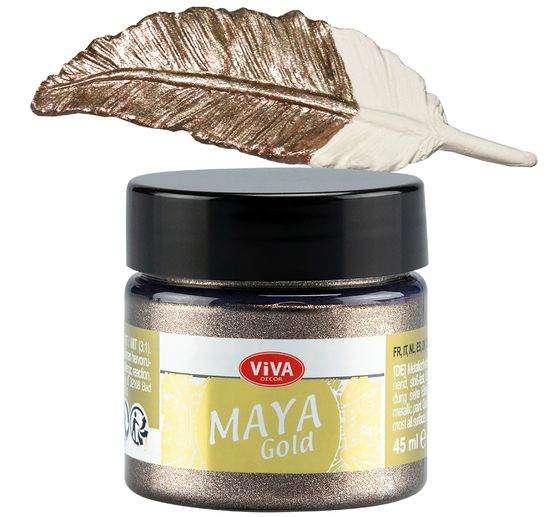 Peinture Viva Decor « Maya Gold », 45 ml