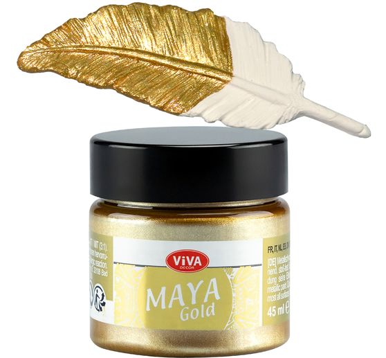 Peinture Viva Decor « Maya Gold », 45 ml