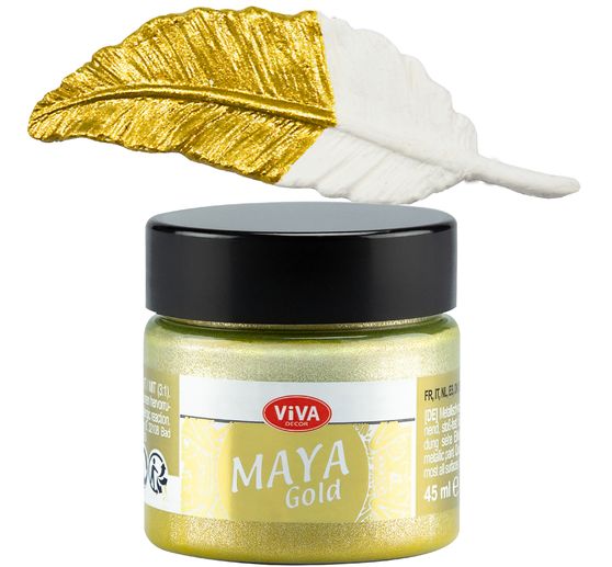 Peinture Viva Decor « Maya Gold », 45 ml
