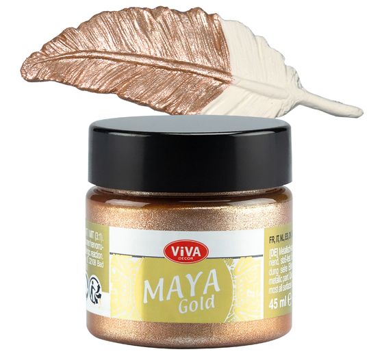 Peinture Viva Decor « Maya Gold », 45 ml