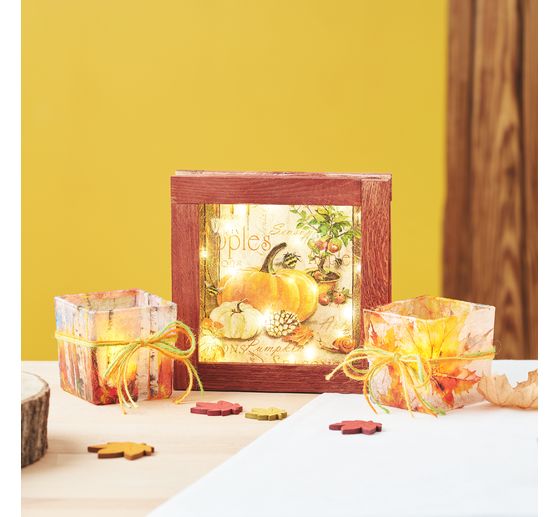 Verres à bougie chauffe-plat VBS « Cube », 4 pc.