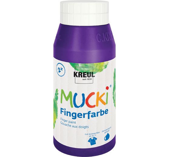 Peinture au doigt MUCKI, 750 ml