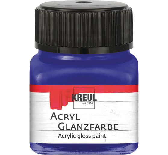 Peinture acrylique brillante KREUL, 20 ml
