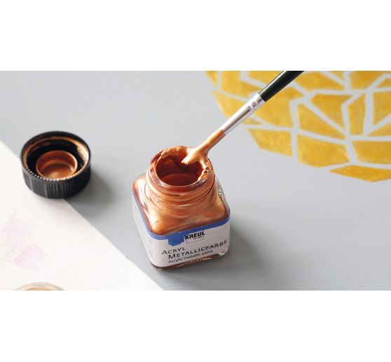 Peinture acrylique métallisée, 20 ml