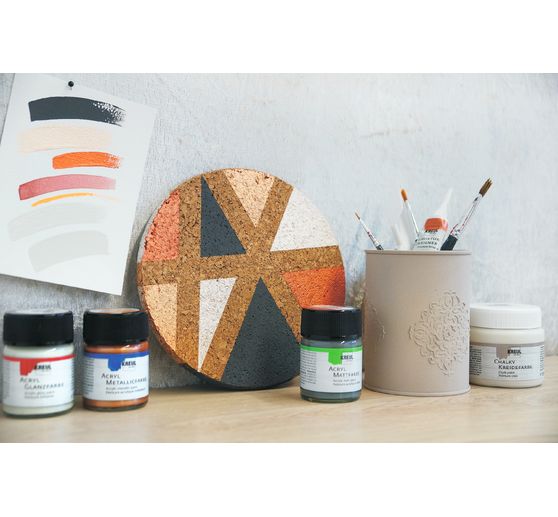Peinture acrylique métallisée, 20 ml