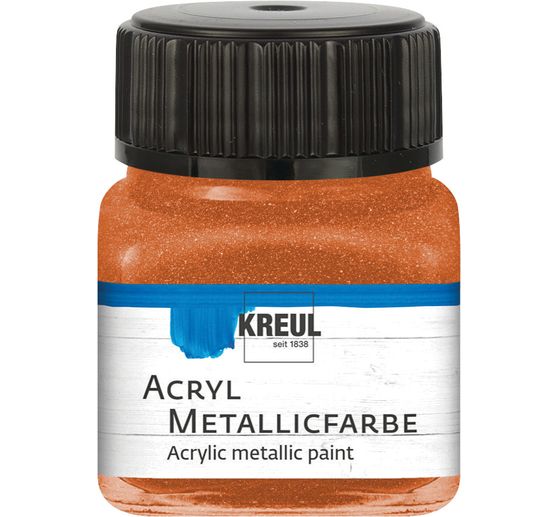 Peinture acrylique métallisée, 20 ml