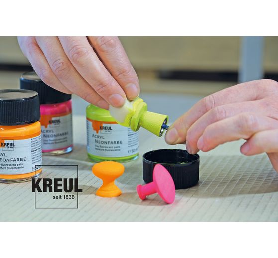 Peinture acrylique fluo Kreul, 20 ml