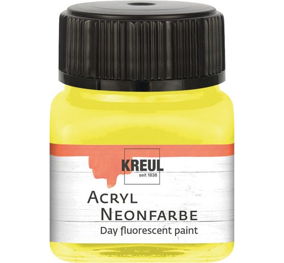 Peinture acrylique fluo Kreul, 20 ml