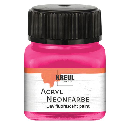 Peinture acrylique fluo Kreul, 20 ml