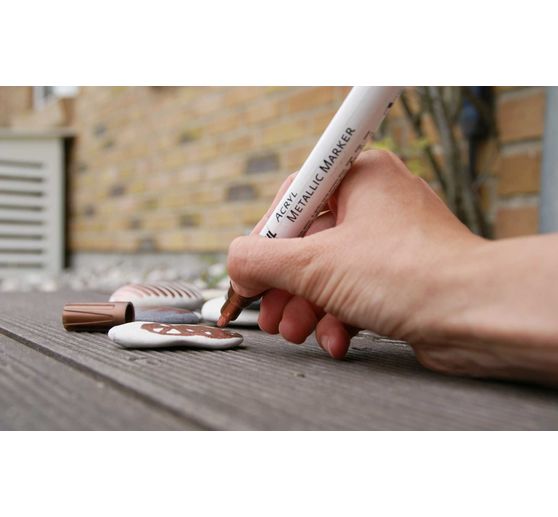 Marqueur acrylique métallisé medium KREUL
