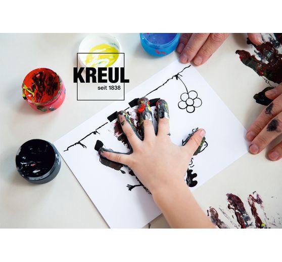 Set Mucki pour peindre avec les mains et les doigts