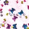 Glitter Confetti Glue Papillons, Multicolore