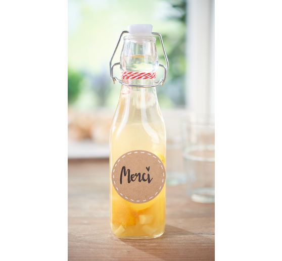 Bouteilles en verre à fermeture mécanique VBS, 2 pc.