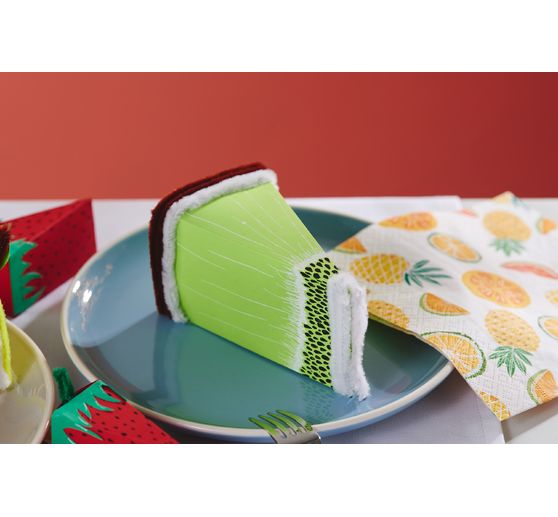 Set de gabarits pour boîtes, « Parts de gâteaux »