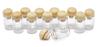 VBS Jars with wooden closure, 12 pieces