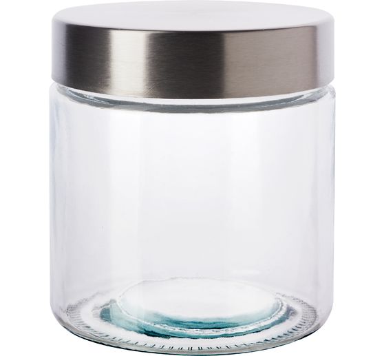 Bocal en verre VBS, avec couvercle, 700 ml