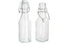 VBS Glass bottles with swing top 2 pieces