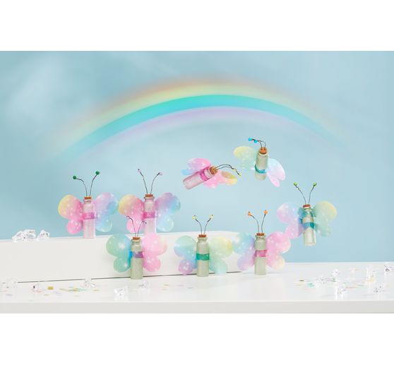 Fioles en verre avec bouchon VBS « 7 cm », 24 pc.