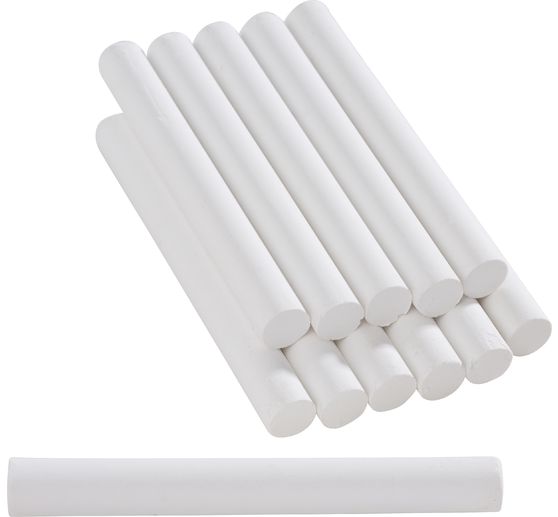 Blackboard chalk, Ø 9.5 mm, 12 pieces, White