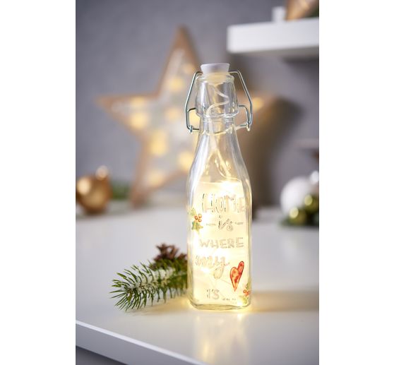 Bouteilles en verre à fermeture mécanique VBS, 2 pc.