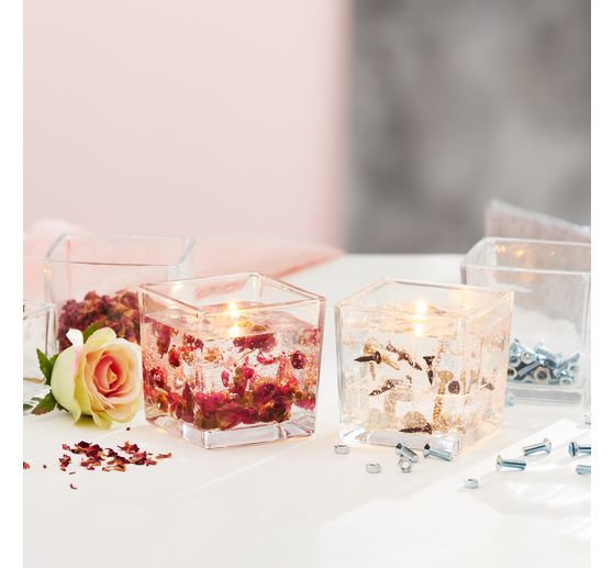 Gel à bougies, Transparent