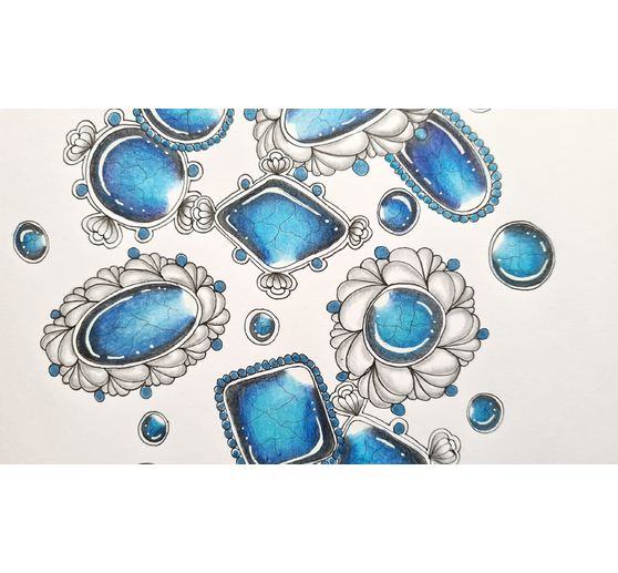 Feutres « Paillettes », set de 6