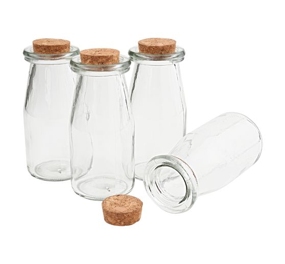 Bouteille en verre VBS, bouchon liège