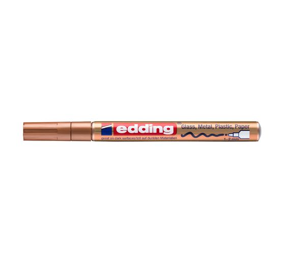 Marqueur à encre laquée edding 751, 1-2 mm