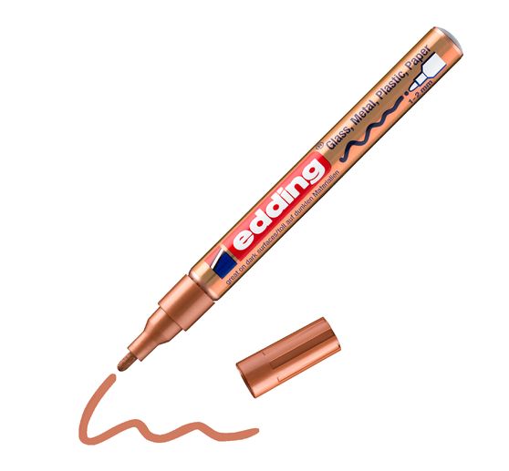 Marqueur à encre laquée edding 751, 1-2 mm