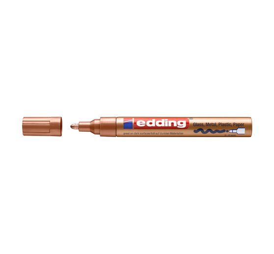 Marqueur à encre laquée edding 750, 2-4 mm