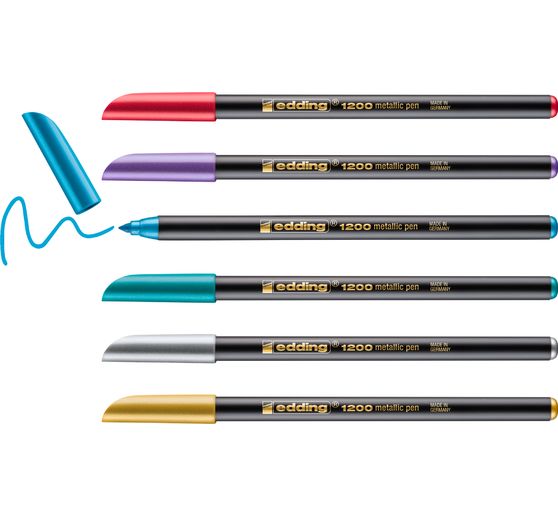 Feutres Metallic Color, set de 6