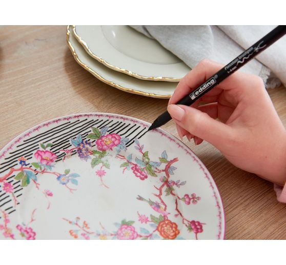 Feutres pinceaux pour porcelaine edding 4200 « Warm »