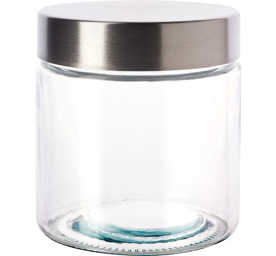 Bocal en verre VBS, avec couvercle, 700 ml