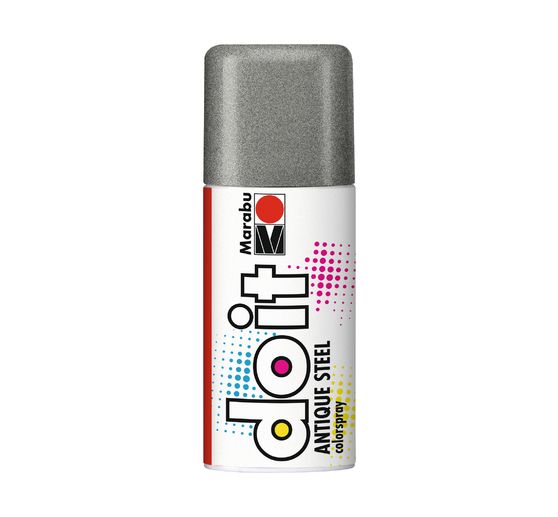 Peinture spray Marabu do it « Antique Steel », 150 ml