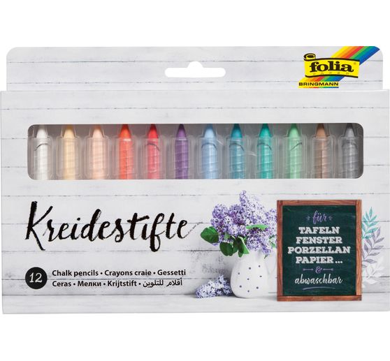 Crayons craie, assortiment couleur