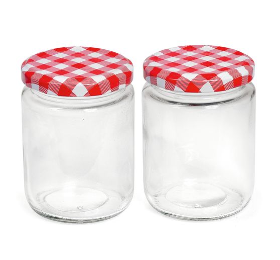 Bocaux à couvercle à vis VBS, 200 ml, 2 pc.