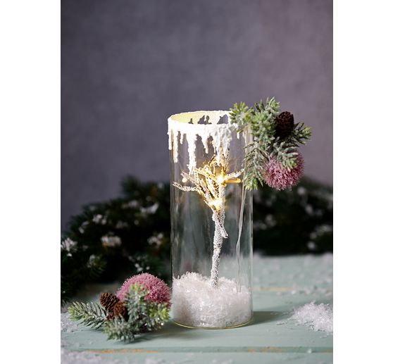 Vase en verre à suspendre VBS