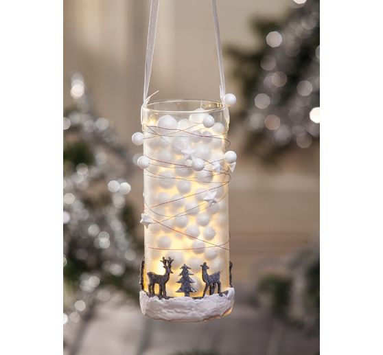 Vase en verre à suspendre VBS
