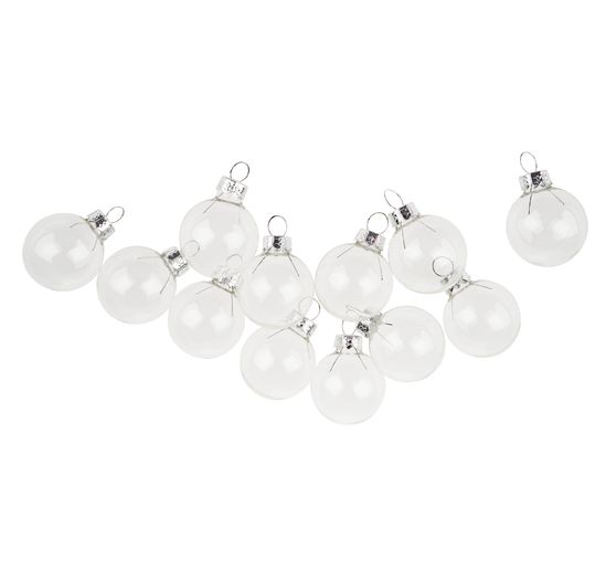 Boules en verre VBS, Ø 3 cm, 12 pc.