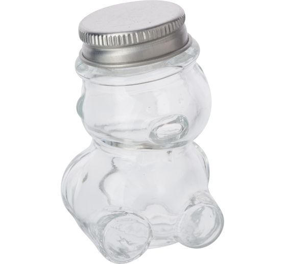 Bocaux en verre ourson VBS, 10 pc.