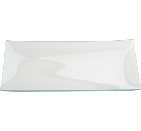Assiette en verre VBS « Rectangulaire »