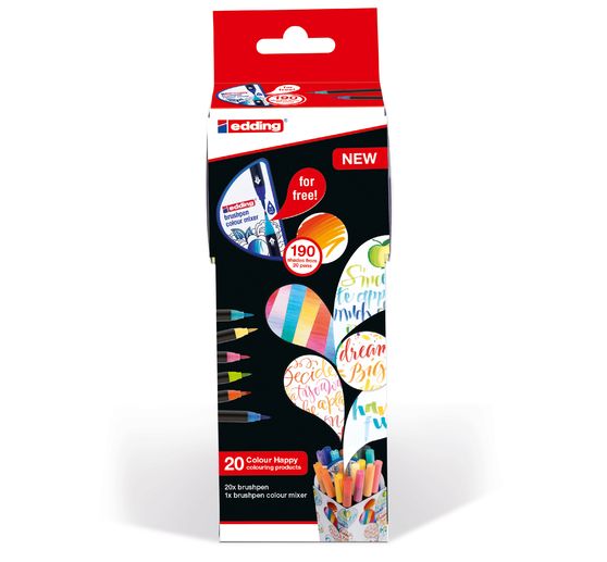 Set edding Colour Happy, 21 pc.