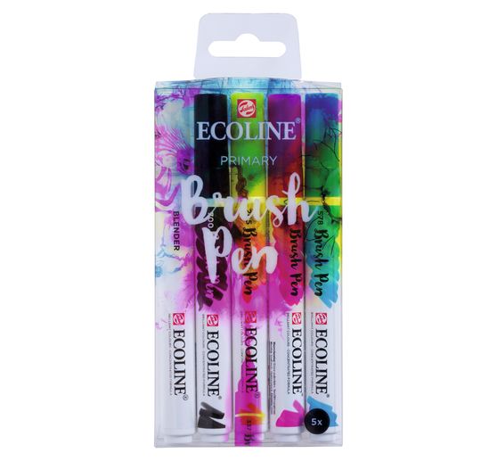 Set de Brush Pen Talens Ecoline, 5 couleurs
