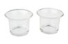 VBS Tea light jars "Curved", 2 pieces