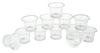 Verres à bougie à chauffe-plat VBS « Galbé », 12 pc.