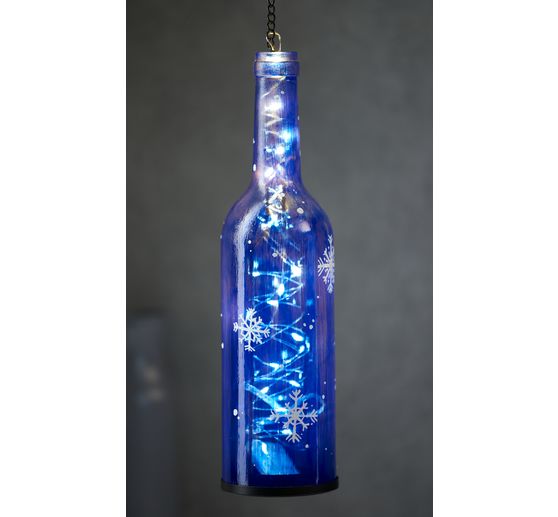 Photophore VBS « Bouteille », hauteur 29 cm