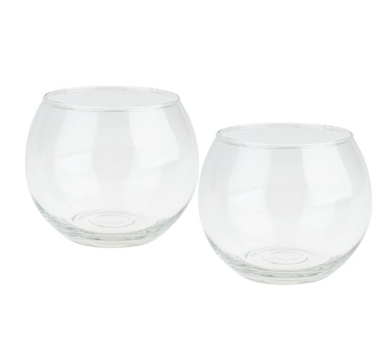 Verres à bougie chauffe-plat VBS « Bowl », Ø 10,5 cm, 2 pièces