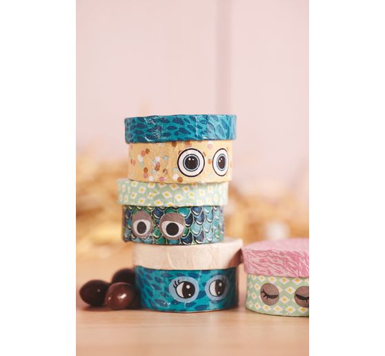 Décopatch paper "Eyes-Pastel"