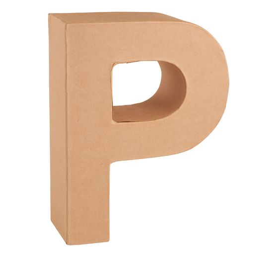 Lettre en papier mâché